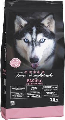 Pienso Perros Tiempo de Profesionales Salmon y Arroz Pacific 15 kg Pienso Perros Tiempo de Profesionales Salmon y Arroz Pacific 15 kg